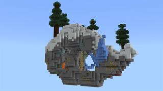 Screenshot of the Minecraft Bedrock Marketplace product How To Live Inside a Red Cloud created by Rainbow Theory.