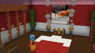 Screenshot of the Minecraft Bedrock Marketplace product How To Live Inside a Red Cloud created by Rainbow Theory.