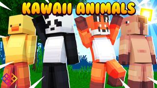 Thumbnail of the Minecraft Bedrock Marketplace product Kawaii Animals created by Rainbow Theory.