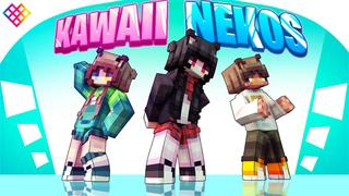 Thumbnail of the Minecraft Bedrock Marketplace product Kawaii Nekos created by Rainbow Theory.