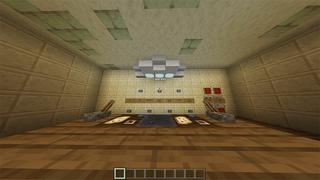 Screenshot of the Minecraft Bedrock Marketplace product Larry's Pizzeria created by Rainbow Theory.