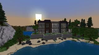 Screenshot of the Minecraft Bedrock Marketplace product Lazy Mansion created by Rainbow Theory.