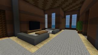 Screenshot of the Minecraft Bedrock Marketplace product Lazy Mansion created by Rainbow Theory.