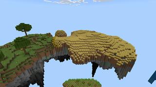 Screenshot of the Minecraft Bedrock Marketplace product Luckyblock Oneblock created by Rainbow Theory.