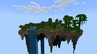 Screenshot of the Minecraft Bedrock Marketplace product Luckyblock Oneblock created by Rainbow Theory.