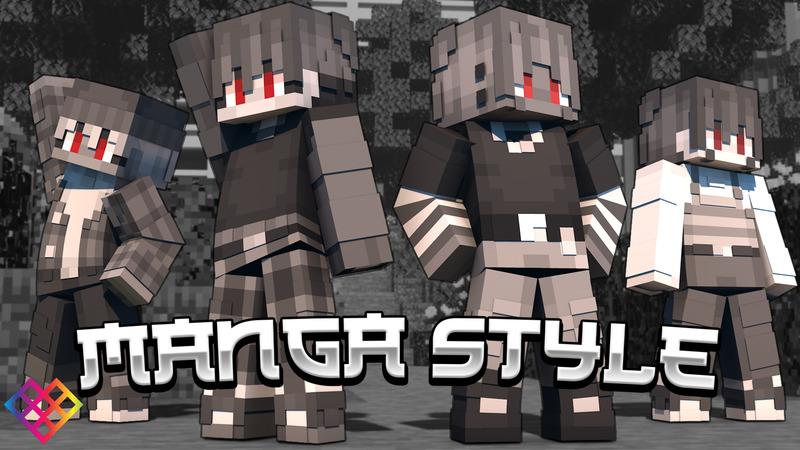Manga Style by Rainbow Theory | CHUNK - Minecraft Bedrock Marketplace ...