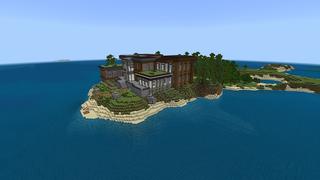 Screenshot of the Minecraft Bedrock Marketplace product Mansion Party created by Rainbow Theory.