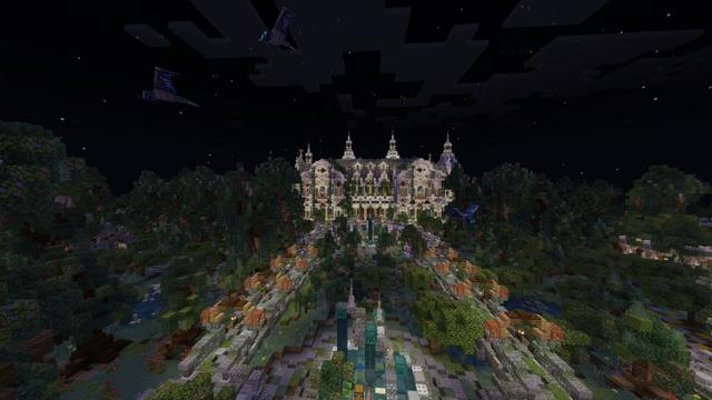 Screenshot of the Minecraft Bedrock Marketplace product Mansion's Conundrum created by Rainbow Theory.