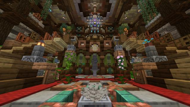 Screenshot of the Minecraft Bedrock Marketplace product Mansion's Conundrum created by Rainbow Theory.