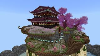 Screenshot of the Minecraft Bedrock Marketplace product Ninja Parkour created by Rainbow Theory.