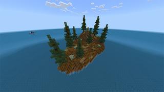 Screenshot of the Minecraft Bedrock Marketplace product Ocean Survival created by Rainbow Theory.