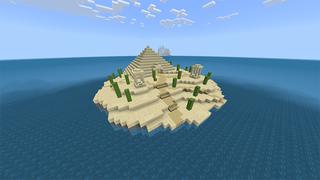 Screenshot of the Minecraft Bedrock Marketplace product Ocean Survival created by Rainbow Theory.