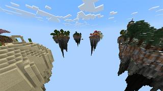 Screenshot of the Minecraft Bedrock Marketplace product Oneblock Skyblock created by Rainbow Theory.