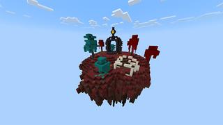 Screenshot of the Minecraft Bedrock Marketplace product Oneblock Skyblock created by Rainbow Theory.