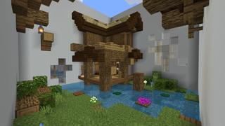 Screenshot of the Minecraft Bedrock Marketplace product Parkour Grind created by Rainbow Theory.