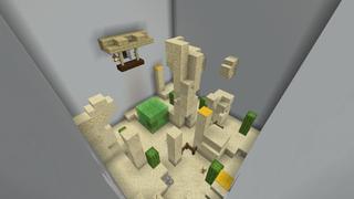 Screenshot of the Minecraft Bedrock Marketplace product Parkour Grind created by Rainbow Theory.