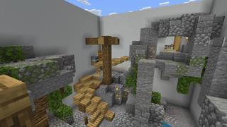 Screenshot of the Minecraft Bedrock Marketplace product Parkour Grind created by Rainbow Theory.