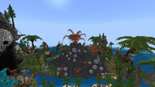 Screenshot of the Minecraft Bedrock Marketplace product Pirate Island created by Rainbow Theory.