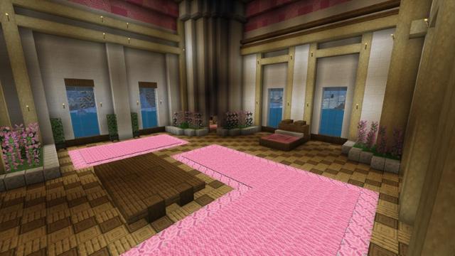 Screenshot of the Minecraft Bedrock Marketplace product Princess Castle created by Rainbow Theory.