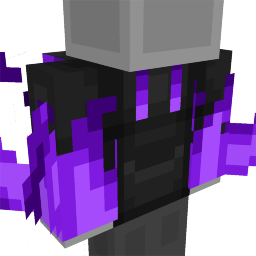 Thumbnail of the Minecraft Bedrock Marketplace product Purple Fire Hoodie created by Rainbow Theory.
