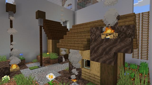 Screenshot of the Minecraft Bedrock Marketplace product Pyramid Parkour created by Rainbow Theory.