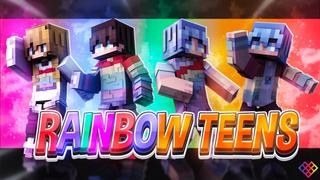 Thumbnail of the Minecraft Bedrock Marketplace product Rainbow Teens created by Rainbow Theory.