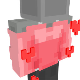 Thumbnail of the Minecraft Bedrock Marketplace product Red Heart Crop Top created by Rainbow Theory.