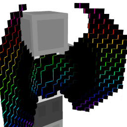 Thumbnail of the Minecraft Bedrock Marketplace product RGB Matrix Wings created by Rainbow Theory.