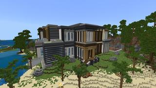 Screenshot of the Minecraft Bedrock Marketplace product Rich Hacker Mansion created by Rainbow Theory.