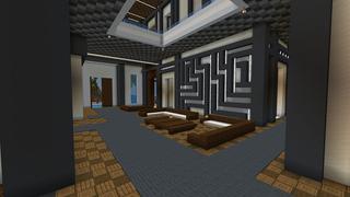Screenshot of the Minecraft Bedrock Marketplace product Rich Hacker Mansion created by Rainbow Theory.