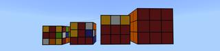 Panorama of the Minecraft Bedrock Marketplace product Rubiks Parkour created by Rainbow Theory.