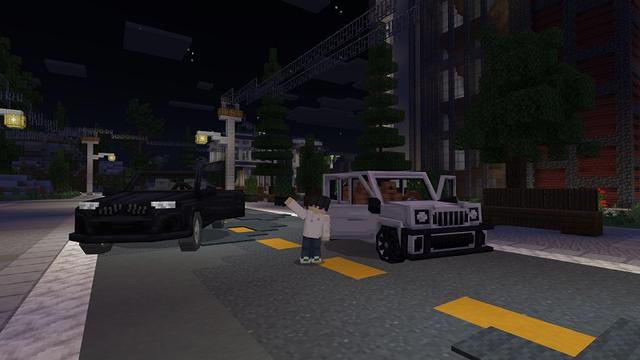 Screenshot of the Minecraft Bedrock Marketplace product Seaville created by Rainbow Theory.