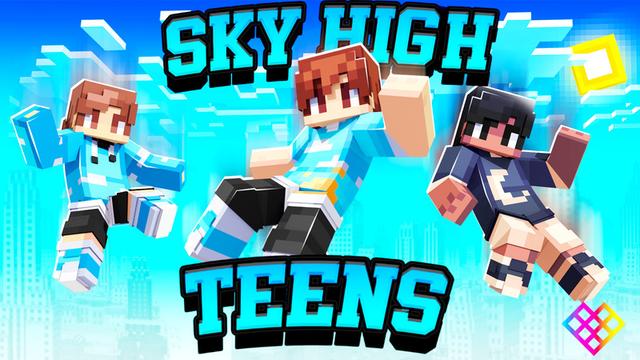 Thumbnail of the Minecraft Bedrock Marketplace product Sky High Teens created by Rainbow Theory.