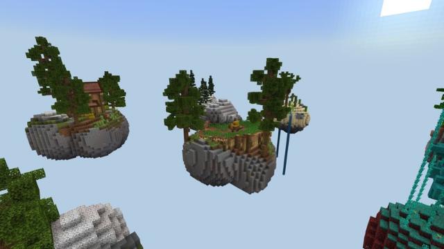 Screenshot of the Minecraft Bedrock Marketplace product Skyblock Farm created by Rainbow Theory.