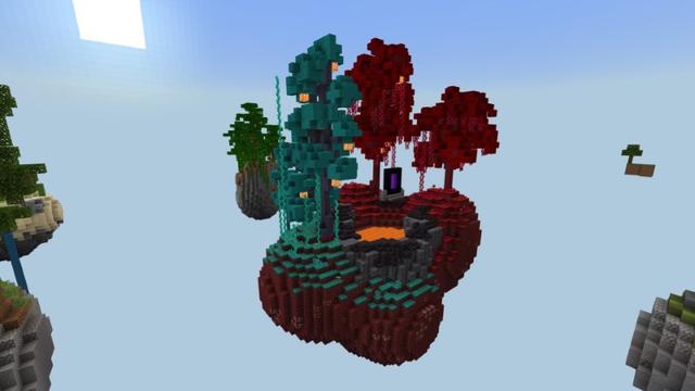 Screenshot of the Minecraft Bedrock Marketplace product Skyblock Farm created by Rainbow Theory.