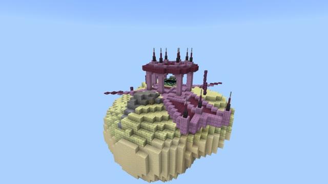 Screenshot of the Minecraft Bedrock Marketplace product Skyblock Farm created by Rainbow Theory.