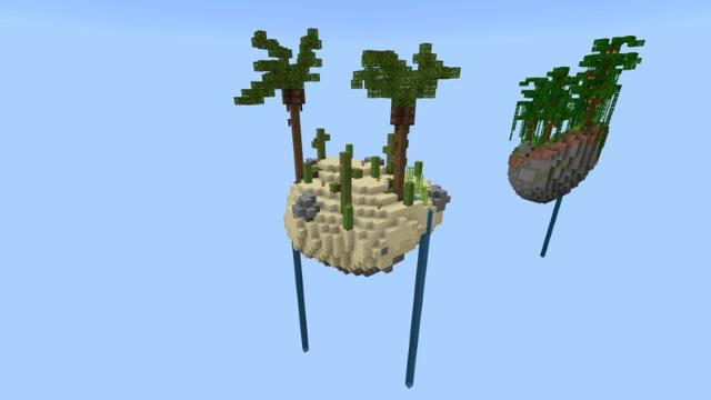 Screenshot of the Minecraft Bedrock Marketplace product Skyblock Farm created by Rainbow Theory.