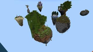 Screenshot of the Minecraft Bedrock Marketplace product Skyblock Trades created by Rainbow Theory.