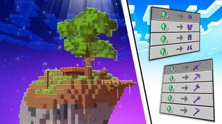 Thumbnail of the Minecraft Bedrock Marketplace product Skyblock Trades created by Rainbow Theory.