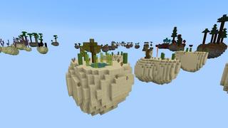 Screenshot of the Minecraft Bedrock Marketplace product Skyblock created by Rainbow Theory.