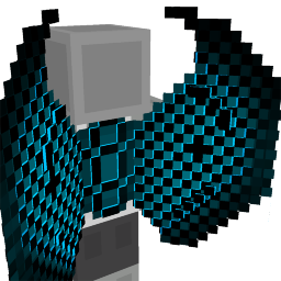 Thumbnail of the Minecraft Bedrock Marketplace product Soul Blue Glow Matrix Wings created by Rainbow Theory.