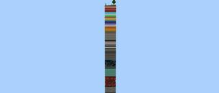 Panorama of the Minecraft Bedrock Marketplace product Stacked Layers created by Rainbow Theory.