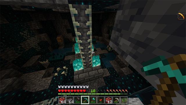 Screenshot of the Minecraft Bedrock Marketplace product Stacked Layers created by Rainbow Theory.