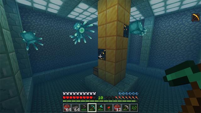 Screenshot of the Minecraft Bedrock Marketplace product Stacked Layers created by Rainbow Theory.