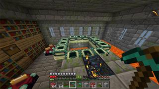 Screenshot of the Minecraft Bedrock Marketplace product Stacked Layers created by Rainbow Theory.