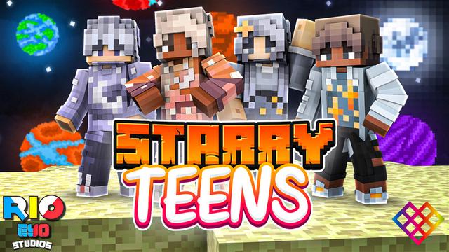 Thumbnail of the Minecraft Bedrock Marketplace product Starry Teens created by Rainbow Theory.