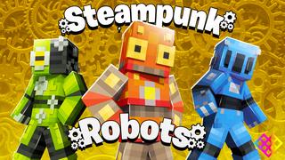 Thumbnail of the Minecraft Bedrock Marketplace product Steampunk Robots created by Rainbow Theory.