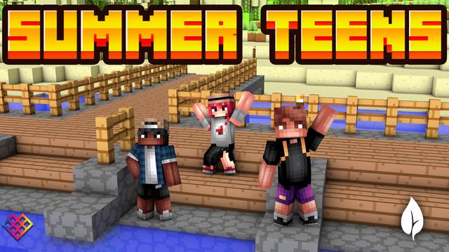Thumbnail of the Minecraft Bedrock Marketplace product Summer Teens created by Rainbow Theory.