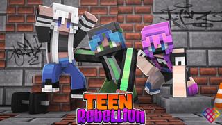 Thumbnail of the Minecraft Bedrock Marketplace product Teen Rebellion created by Rainbow Theory.