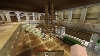 Screenshot of the Minecraft Bedrock Marketplace product The Safest Mansion created by Rainbow Theory.
